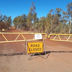 Road Closed into Opthmalia Dam