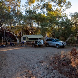 Campsite at Wanna Munna