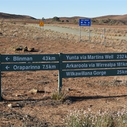 Time to leave the bitumen and head towards the new Caernarvon Track