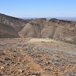 The new track was going to go straight down from the last Lookout