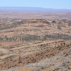 Looking east from the last Lookout, down to the valley below