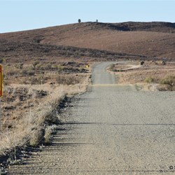 The main road out to the Bunkers Reserve
