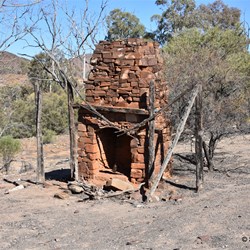 These old ruins are on the way into the Reserve
