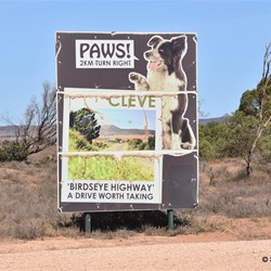 Sign at the Birdseye Highway Memorial site