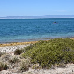 View across the Gulf to Port Germein from Point Lowly