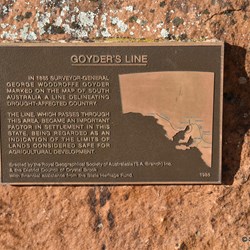 Goyder's Line Memorial - Crystal Brook