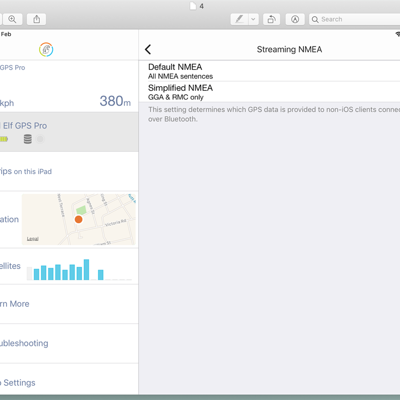 With this tab open, now tick the second option, Simplified NMEA