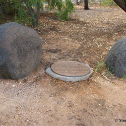 Memorial to Jimmy James at Berri