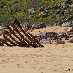Today's remain of the Ethel Wreck