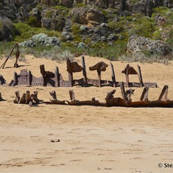 Today's remain of the Ethel Wreck