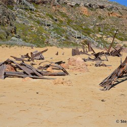 Today's remain of the Ethel Wreck