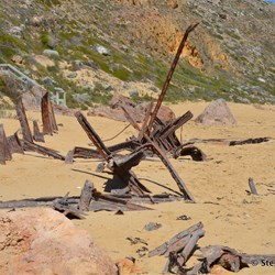 Today's remain of the Ethel Wreck