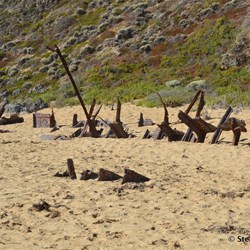 Today's remain of the Ethel Wreck