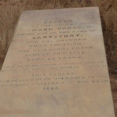 Stone on Proby's Grave