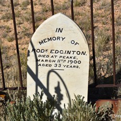 The Cemetery is located east of the ruins