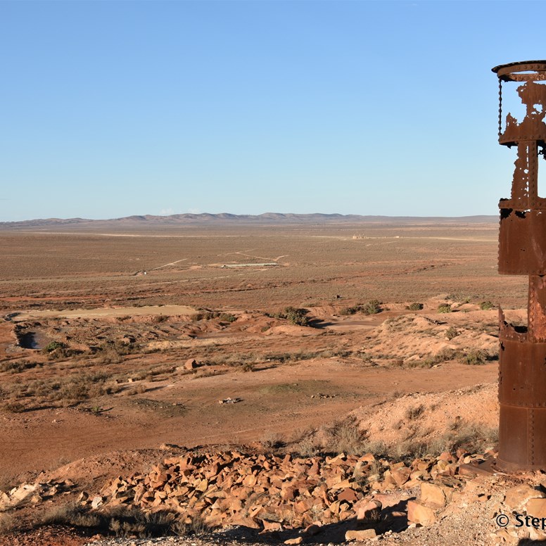 View from at the top of the ridge where the chimney sits