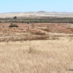 Looking down on two Kearnan Munitions bunkers in 2021