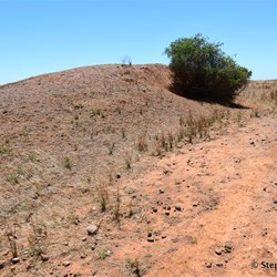The height of the blast wall