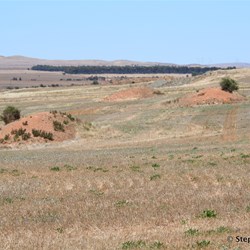 These long mounds were part of the Kearnan bunker complex