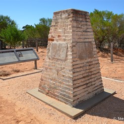 The Charles Todd Obelisk that was erected in 1868
