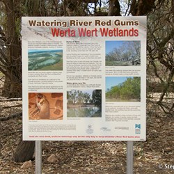 You will find a couple of information boards in the Reserve