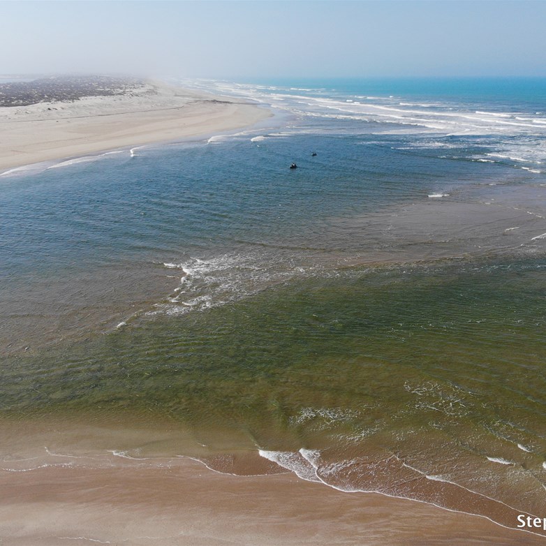 The Murray Mouth is only kept open today thanks to the dredging