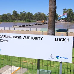 The Blanchetown Lock 1 and Weir were the first to be constructed along the Murray