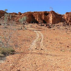 The cave across the valley from DQB