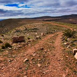 Four Wheel Drive Tracks on Horseshoe Top End