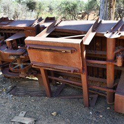 Old crushing plant at the site