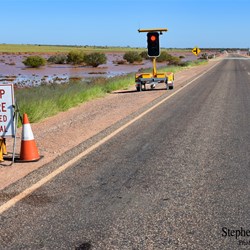 The Stuart Highway finally open to all vehicles. 
