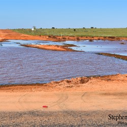 The main road to Kingoonya is still closed