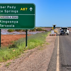 The Stuart Highway finally open to all vehicles. 