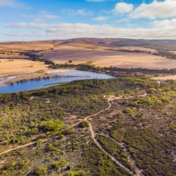 Views from Mount Melville to the Eyre River/Inlet