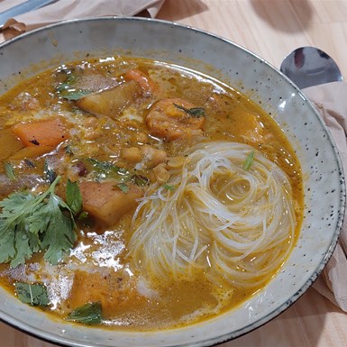 Laksa (vegan) lunch