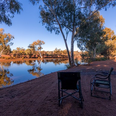 Our base camp at Sandy Creek