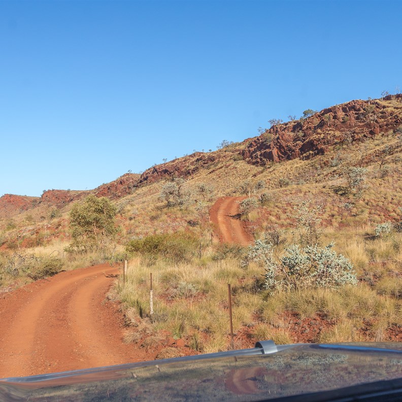 Beautiful driving scenery towards Kalgan Pool