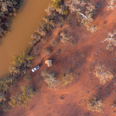 Our Camp at Tibingoona Pool