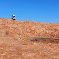 Internet & flies at the top of the rock = working
