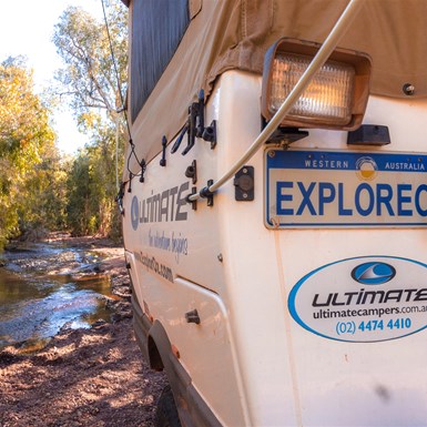 The trickling sound of water all around
