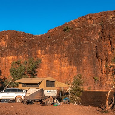 Our camp at Carawine Gorge