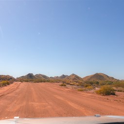 Skull Springs Road heading east