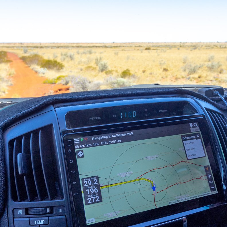 View from the dash & windscreen