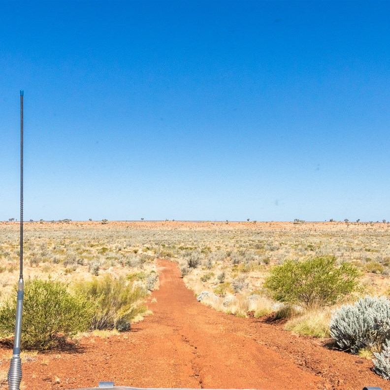 Attractive desert scenery