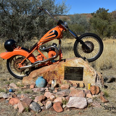 Terry Gill Memorial near Ross River