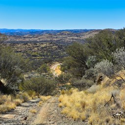 Country near the cemetery near Arltunga