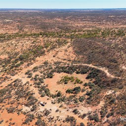 Boxhole Meteorite Crater from the air