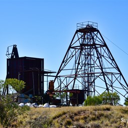 This is as close as you can get to the Hatches Creek Mine Ruins