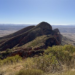 The actual highest point of Mt Sonder (inaccessible)
