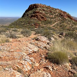 Final section to summit